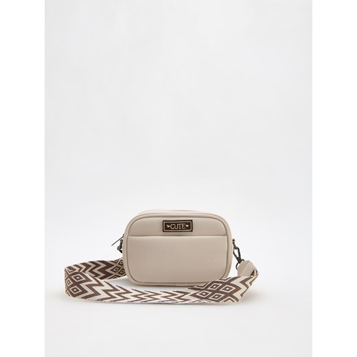 Reserved - Mała torebka z imitacji skóry - złamana biel ze sklepu Reserved w kategorii Torby i walizki dziecięce - zdjęcie 186183876