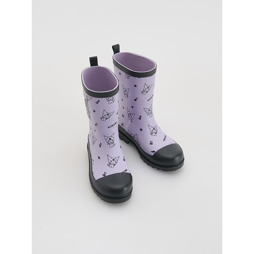 Reserved - Kalosze Kuromi - fioletowy ze sklepu Reserved w kategorii Kalosze dziecięce - zdjęcie 186183955
