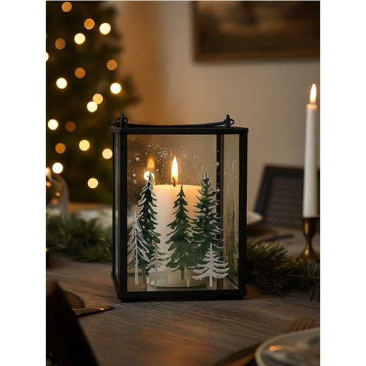 Sinsay - Świecznik ze świątecznym motywem - wielobarwny ze sklepu Sinsay w kategorii Świeczniki - zdjęcie 186185599