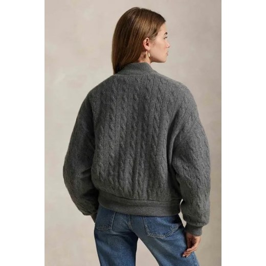 POLO RALPH LAUREN Wełniana kurtka bomber | Relaxed fit | z dodatkiem kaszmiru Polo Ralph Lauren XS Gomez Fashion Store