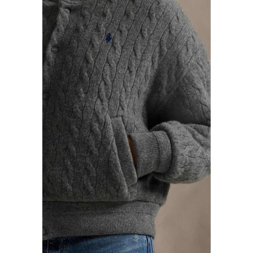 POLO RALPH LAUREN Wełniana kurtka bomber | Relaxed fit | z dodatkiem kaszmiru Polo Ralph Lauren L Gomez Fashion Store