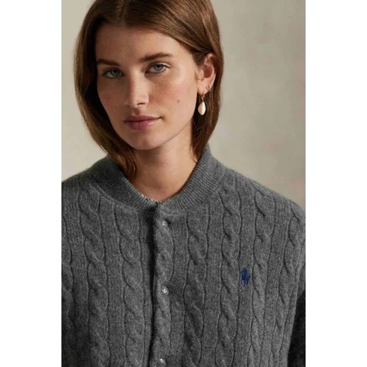 POLO RALPH LAUREN Wełniana kurtka bomber | Relaxed fit | z dodatkiem kaszmiru Polo Ralph Lauren M Gomez Fashion Store