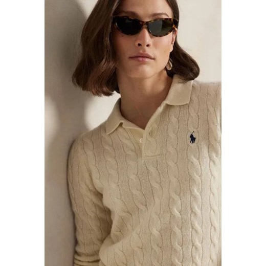 POLO RALPH LAUREN Wełniany sweter | Slim Fit | z dodatkiem kaszmiru Polo Ralph Lauren XL Gomez Fashion Store