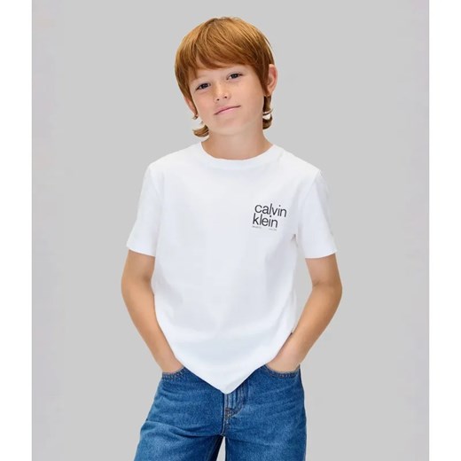 Calvin Klein Jeans T-shirt | Regular Fit ze sklepu Gomez Fashion Store w kategorii T-shirty chłopięce - zdjęcie 186186495