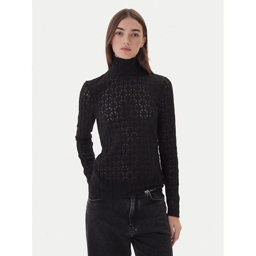 PINKO Bluzka Rufina 105979 A2YI Czarny Regular Fit ze sklepu MODIVO w kategorii Bluzki damskie - zdjęcie 186186655
