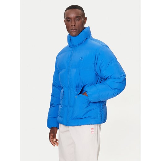 adidas Kurtka zimowa JX4088 Niebieski Slim Fit M MODIVO