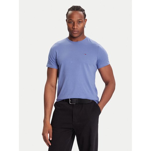 Tommy Jeans T-Shirt DM0DM04411 Niebieski Regular Fit ze sklepu MODIVO w kategorii T-shirty męskie - zdjęcie 186186677