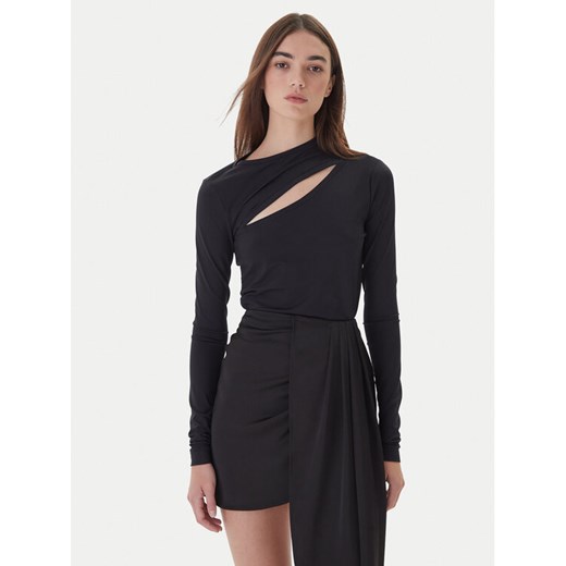 PINKO Bluzka Corazon 106085 A308 Czarny Regular Fit ze sklepu MODIVO w kategorii Bluzki damskie - zdjęcie 186186745