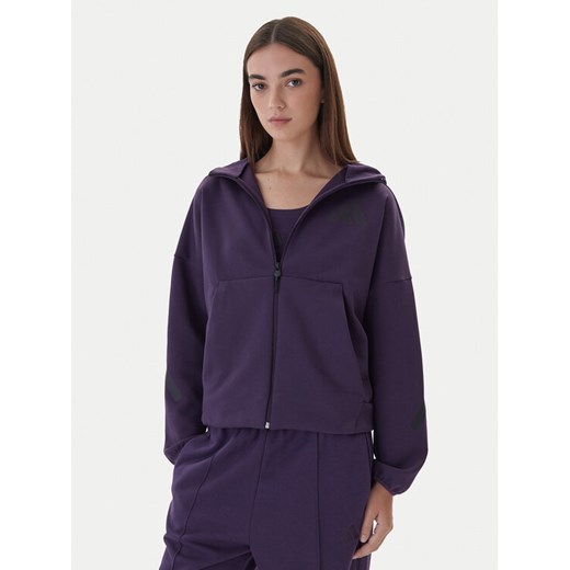 adidas Bluza Z.N.E. KC4569 Fioletowy Loose Fit XS MODIVO