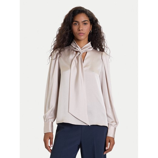 Vero Moda Bluzka Nini 10336252 Beżowy Standard Fit ze sklepu MODIVO w kategorii Bluzki damskie - zdjęcie 186186785