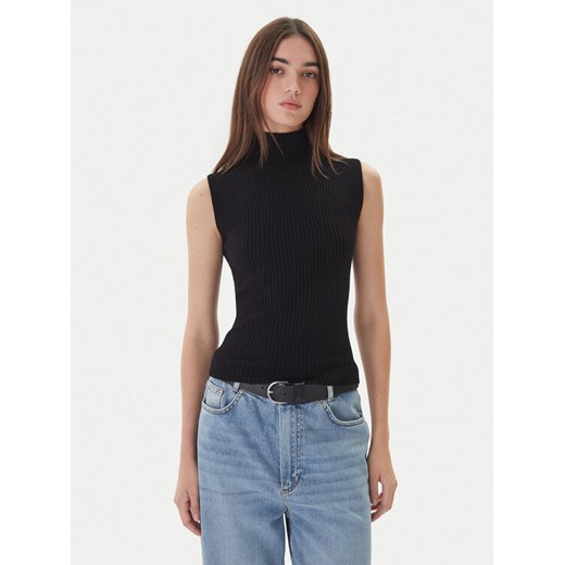 Kontatto Golf 3M0826C Czarny Slim Fit ze sklepu MODIVO w kategorii Swetry damskie - zdjęcie 186186798