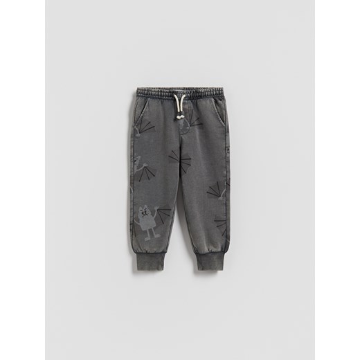 Reserved - Bawełniane joggery - czarny ze sklepu Reserved w kategorii Spodnie chłopięce - zdjęcie 186188065