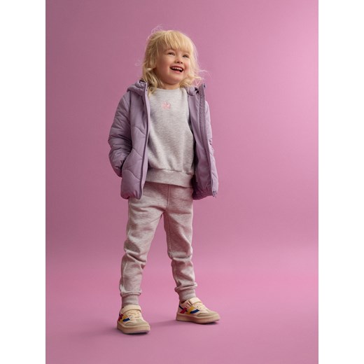 Reserved - Pikowana kurtka z kapturem - fioletowy ze sklepu Reserved w kategorii Kurtki dziewczęce - zdjęcie 186188247