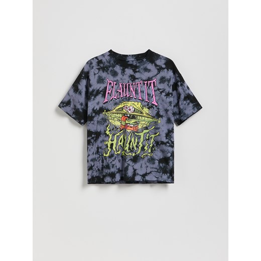 Reserved - T-shirt SpongeBob - granatowy ze sklepu Reserved w kategorii T-shirty chłopięce - zdjęcie 186188719