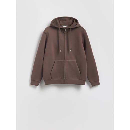 Reserved - Bluza regular z kapturem - beżowy ze sklepu Reserved w kategorii Bluzy męskie - zdjęcie 186190449
