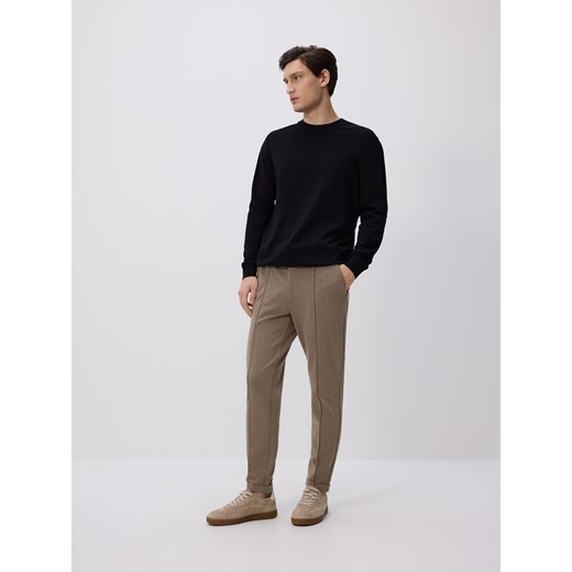 Reserved - Spodnie chino slim - beżowy ze sklepu Reserved w kategorii Spodnie męskie - zdjęcie 186190759