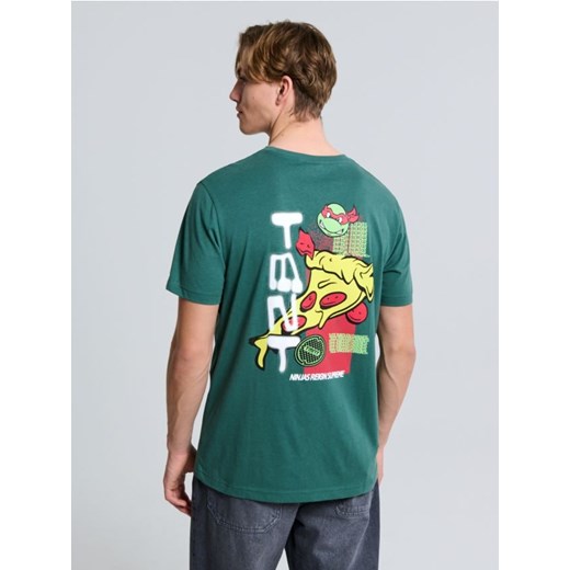 Sinsay - Koszulka z nadrukiem Teenage Mutant Ninja Turtles - zielony ze sklepu Sinsay w kategorii T-shirty męskie - zdjęcie 186191958
