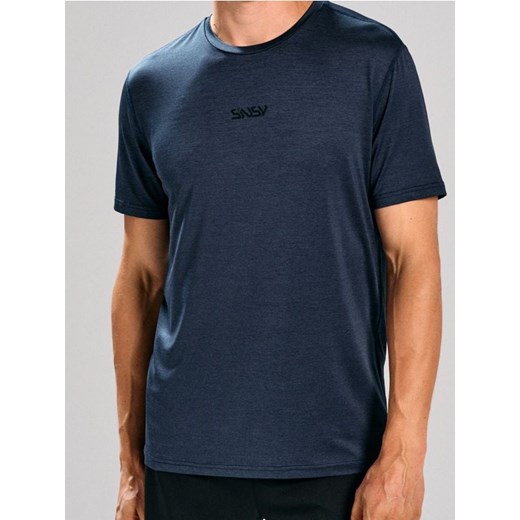 Sinsay - Koszulka regular fit - granatowy Sinsay XL Sinsay