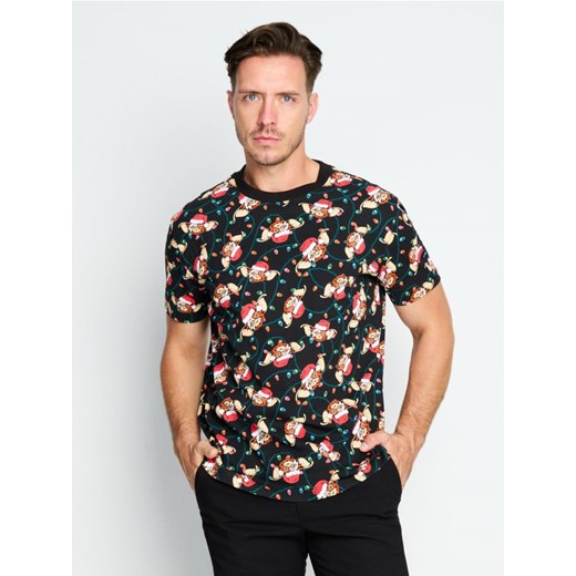 Sinsay - Koszulka z krótkim rękawem Gremlins - czarny ze sklepu Sinsay w kategorii T-shirty męskie - zdjęcie 186191968