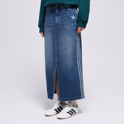 ADIDAS SPÓDNICZKA DENIM LONG SKT ze sklepu Sizeer w kategorii Spódnice - zdjęcie 186193289
