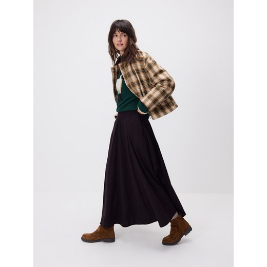 Reserved - Kurtka shacket z kołnierzykiem - wielobarwny ze sklepu Reserved w kategorii Kurtki damskie - zdjęcie 186193866