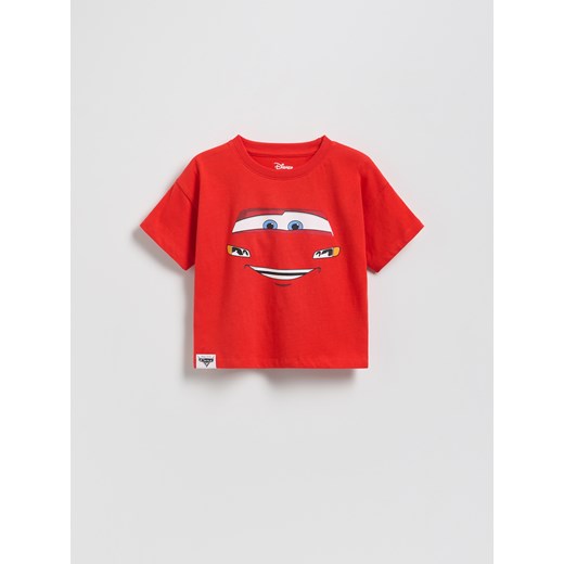 Reserved - T-shirt Auta - czerwony ze sklepu Reserved w kategorii T-shirty chłopięce - zdjęcie 186193987