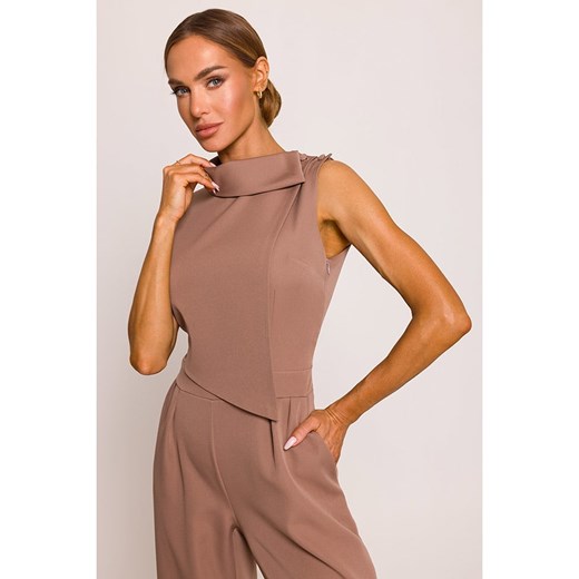 made of emotion Kombinezon w kolorze jasnobrązowym M Limango Polska promocyjna cena
