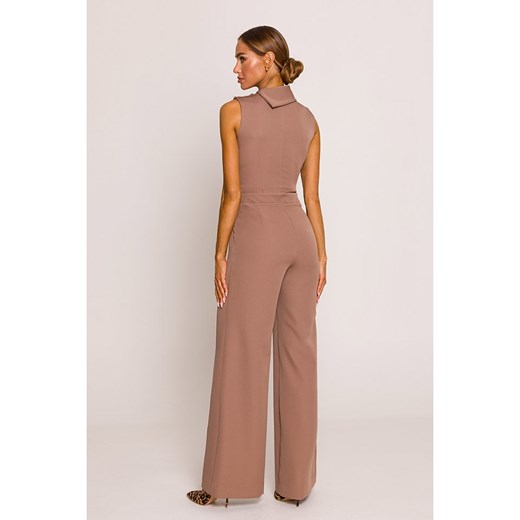 made of emotion Kombinezon w kolorze jasnobrązowym M okazja Limango Polska