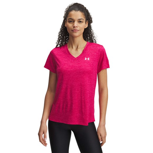 Under Armour Koszulka sportowa w kolorze różowym ze sklepu Limango Polska w kategorii Bluzki damskie - zdjęcie 186195296