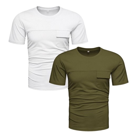 Komplet 2 koszulek męskich Recea ze sklepu Recea.pl w kategorii T-shirty męskie - zdjęcie 186195899