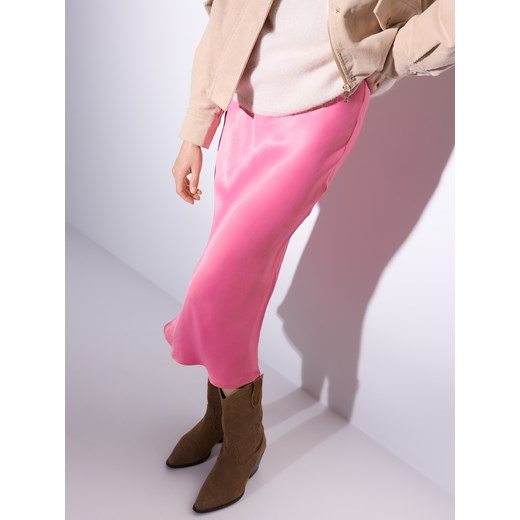 Mohito - Spódnica midi - różowy ze sklepu Mohito w kategorii Spódnice - zdjęcie 186196165