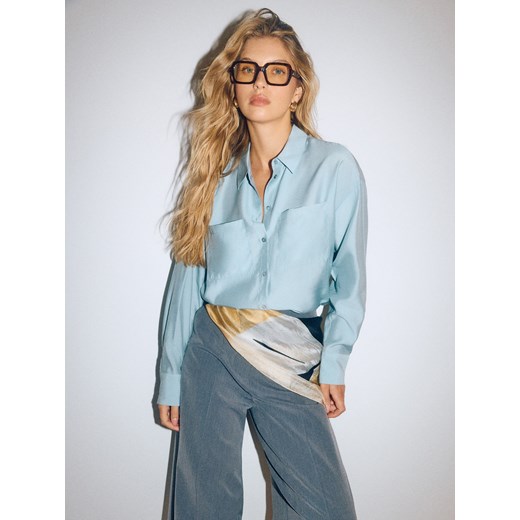 Mohito - Jedwabna apaszka - wielobarwny ze sklepu Mohito w kategorii Szaliki i chusty damskie - zdjęcie 186196176