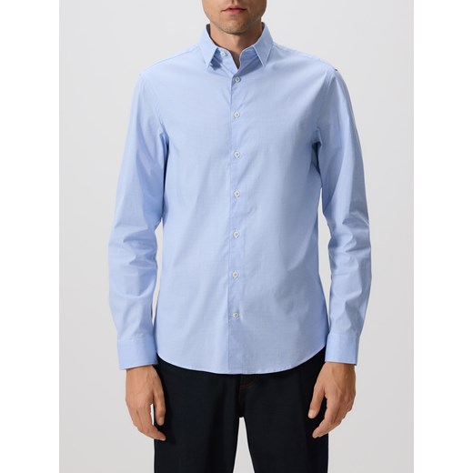 Reserved - Koszula slim fit w kratę - jasnoniebieski ze sklepu Reserved w kategorii Koszule męskie - zdjęcie 186197339