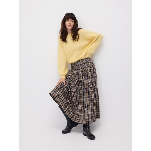 Reserved - Spódnica maxi z falbaną - wielobarwny ze sklepu Reserved w kategorii Spódnice - zdjęcie 186197678