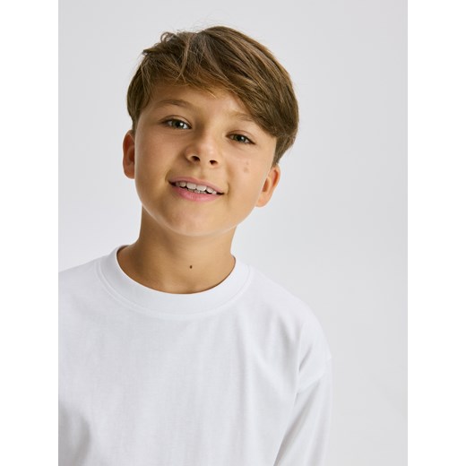 Reserved - Bawełniany longsleeve 3 pack - biały Reserved 116 (5-6 lat) Reserved
