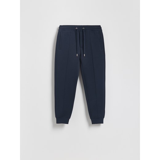 Reserved - Spodnie dresowe slim fit - granatowy ze sklepu Reserved w kategorii Spodnie męskie - zdjęcie 186198578