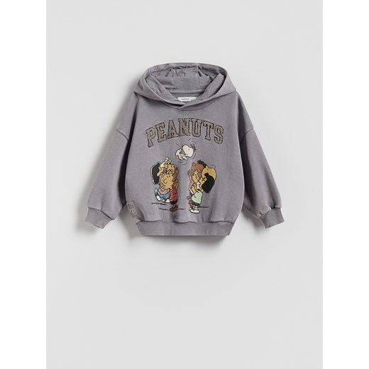 Reserved - Bawełniana bluza Snoopy - fioletowy ze sklepu Reserved w kategorii Bluzy chłopięce - zdjęcie 186199067