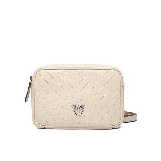 Torebka PINKO Carrie Camera Bag Classic Al 25-26 PLTT 104336 A2JC Écru ze sklepu eobuwie.pl w kategorii Listonoszki - zdjęcie 186199787