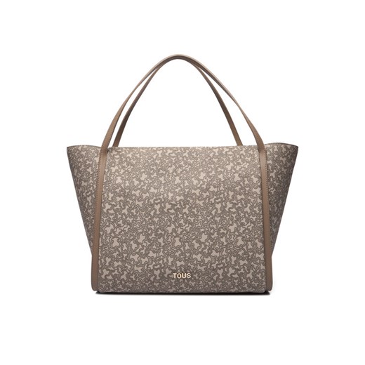 Torebka TOUS Kaos Mini Lines 2002183744 Brązowy ze sklepu eobuwie.pl w kategorii Torby Shopper bag - zdjęcie 186199788