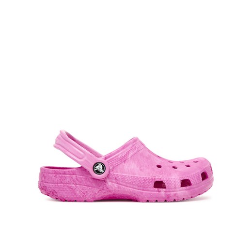 Crocs Klapki Kids' Classic Watercolor Marbled Clog 211602 Różowy ze sklepu MODIVO w kategorii Klapki dziecięce - zdjęcie 186200455