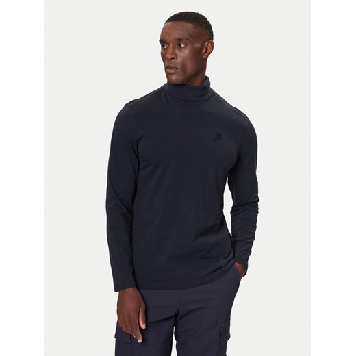 KARL LAGERFELD Golf 755023 554226 Granatowy Regular Fit ze sklepu MODIVO w kategorii Swetry męskie - zdjęcie 186200466