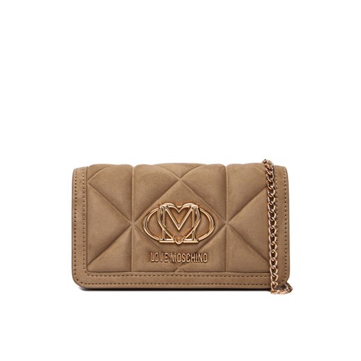 LOVE MOSCHINO Torebka JC5640PP0NKE0105 Beżowy ze sklepu MODIVO w kategorii Kopertówki - zdjęcie 186200499