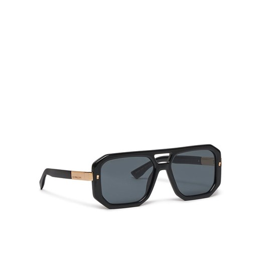 Dsquared2 Okulary przeciwsłoneczne D2 0105/S 807562K Czarny ze sklepu MODIVO w kategorii Okulary przeciwsłoneczne męskie - zdjęcie 186200506