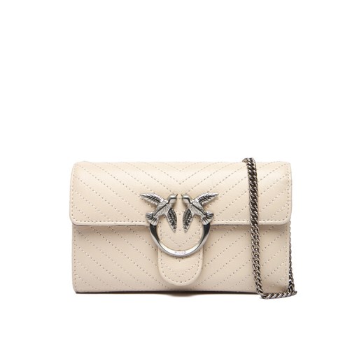 PINKO Torebka Love One Wallet Light AI 25-26 PLTT 105344 A2JC Écru ze sklepu MODIVO w kategorii Kopertówki - zdjęcie 186200529