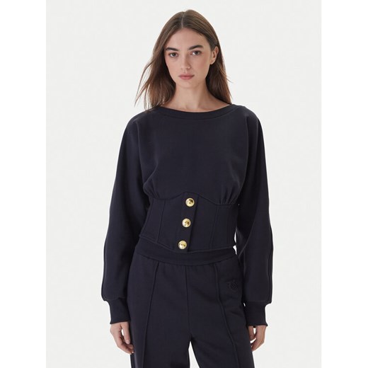 PINKO Bluza Mantovana 105612 A2TC Granatowy Regular Fit ze sklepu MODIVO w kategorii Bluzy damskie - zdjęcie 186200538