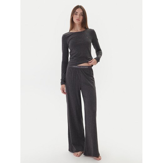 Tommy Hilfiger Spodnie piżamowe UW0UW06230 Szary ze sklepu MODIVO w kategorii Piżamy damskie - zdjęcie 186200617