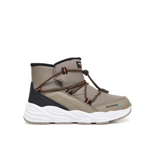 Skechers Śniegowce Turbo Tread 406385L TPBK Szary ze sklepu MODIVO w kategorii Buty zimowe dziecięce - zdjęcie 186200619