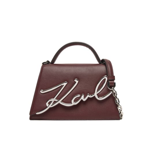 KARL LAGERFELD Torebka A1W30038 Bordowy ze sklepu MODIVO w kategorii Listonoszki - zdjęcie 186200675