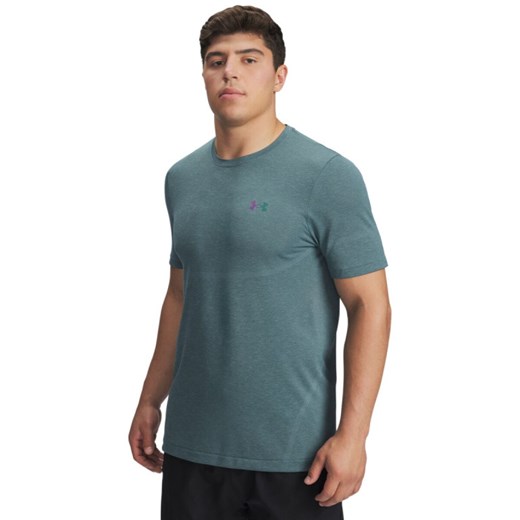 Męska koszulka treningowa Under Armour UA Vanish Elite Seamless SS - niebieska - id: 310568 - marki Under Armour - 186202045 Męska koszulka treningowa Under Armour UA Vanish Elite Seamless SS - niebieska ze sklepu Sportstylestory.com w kategorii T-shirty męskie - zdjęcie 186202045
