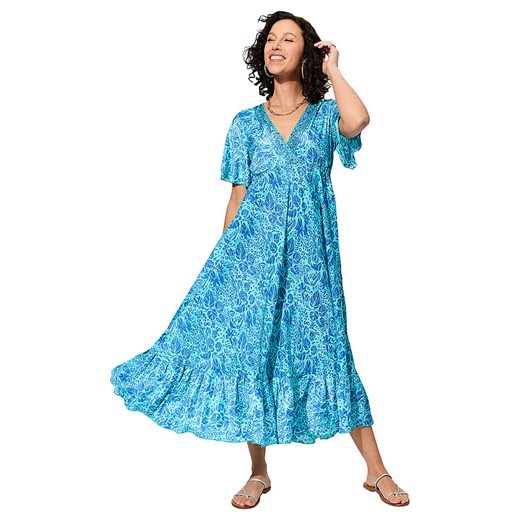 Aller Simplement Sukienka w kolorze turkusowym Aller Simplement 34-40 Limango Polska okazyjna cena